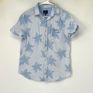 Ben Sherman linen blend button down shirt men’s medium